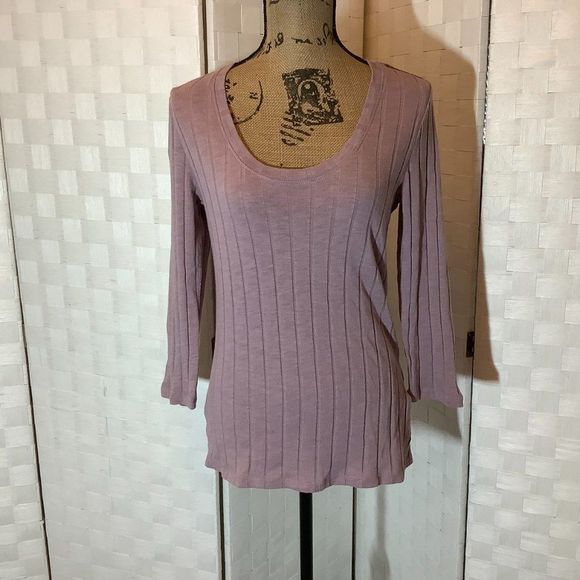 NWT Sanctuary lavender ribbed top size XL - Picture 2 of 7